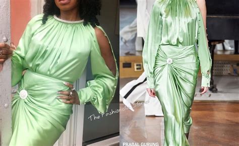 Instagram Style Marsha Stephanie Blake In Prabal Gurung And Emporio