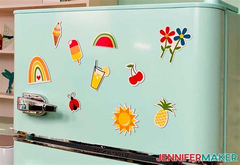 DIY Fridge Magnets With Cricut Free Designs Jennifer Maker