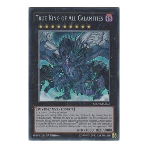 Us True King Of All Calamities Macr En Super Rare St Editi