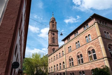 Premium Photo Jesuit Catholic Church Belfry In Heidelberg