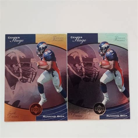 Terrell Davis Upper Deck Ovation Center Stage Cs Gold Cs