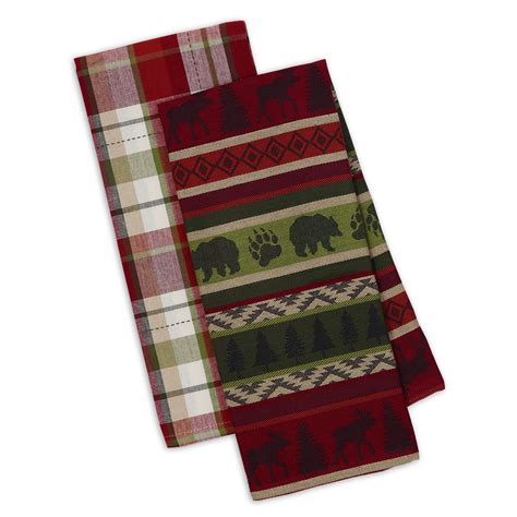 Mountain Woods Dishtowel Set Of 2 Dii Design Imports