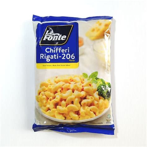 Jual La Fonte Macaroni Pasta Chiferi Rigati No Gr Makaroni