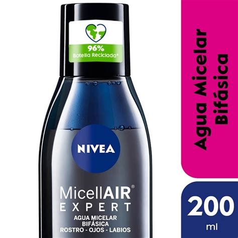 Nivea Agua Micelar Bifásica micellair Black Expert Todo Tipo de Piel