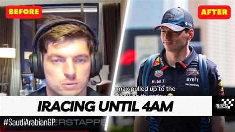 Max Verstappen Competed In Iracing Untill 4 Am Right After Got Pole In