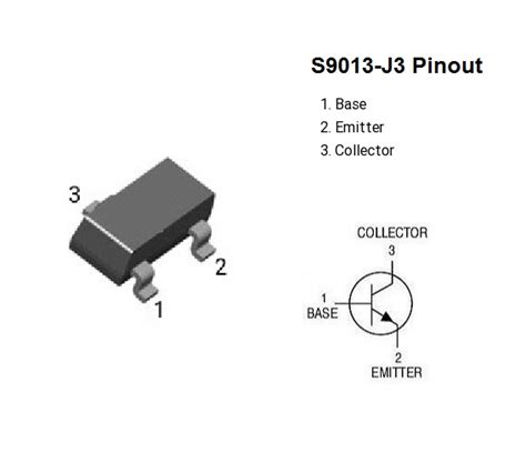 Transistor Npn S9013 J3 Smd Sot23 X 20und 3dbots