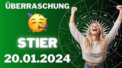 Stier Eine Berraschung F R Dich Horoskop Januar