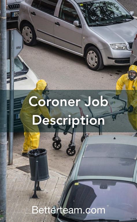 Coroner Job Description | Interview questions, Job description, Medical ...