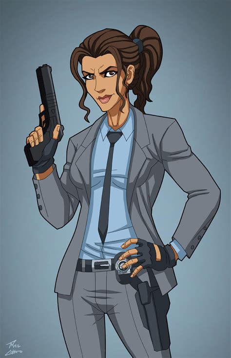 Renee Montoya (Earth-27) commission by phil-cho on DeviantArt