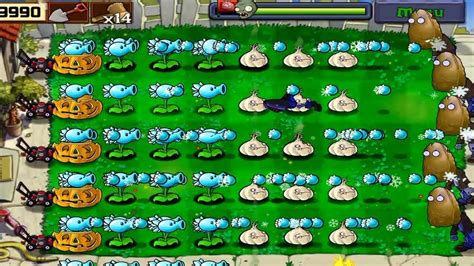 Plants Vs Zombies Zombotany Snow Peas Vs All Zombies Youtube