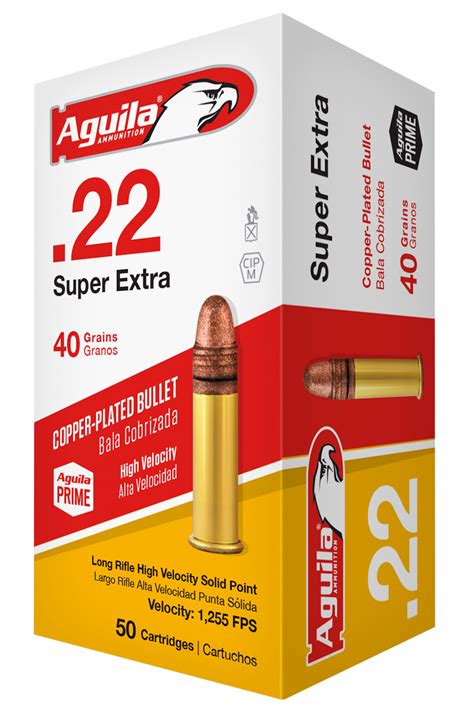 Aguila B Super Extra High Velocity Lr Gr Copper Plated