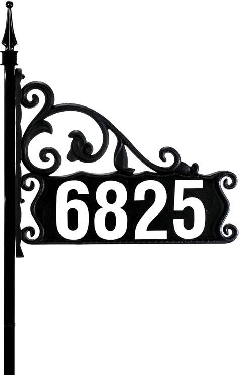 Address America Diy Double Sided Boardwalk Reflective Lawn Address Sign 44 Ready