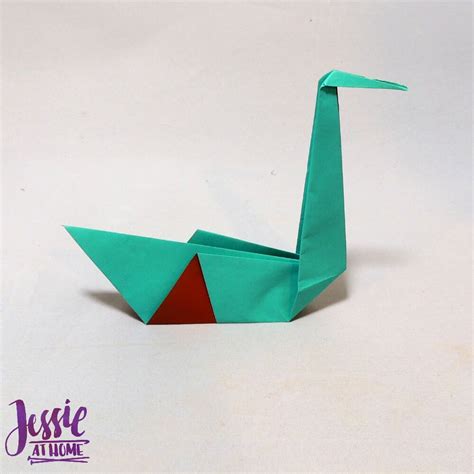 Origami Swan Quick And Easy Jessie At Home