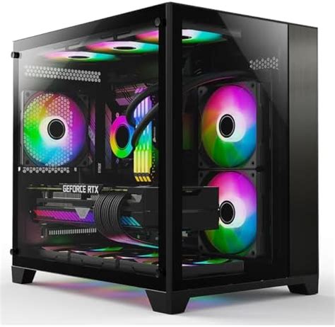 Ionz Kz Ze B Pc Gaming Case Atx Mid Tower Dual Chamber Dynamic