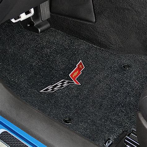 Lloyd® Chevy Corvette 2008 Ultimat™ Custom Fit Floor Mats With C6 Logo