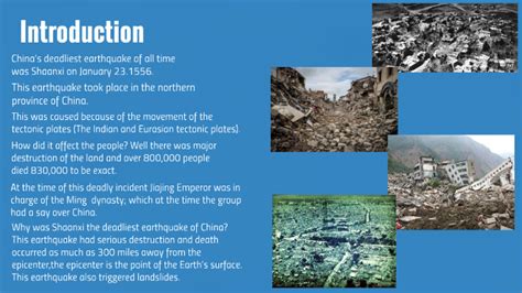 Earthquake: Shaanxi, China 1556 by Mehvaya Graham on Prezi