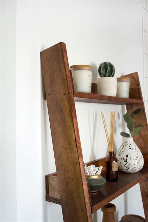 How To Decorate A Ladder Shelf Decoomo