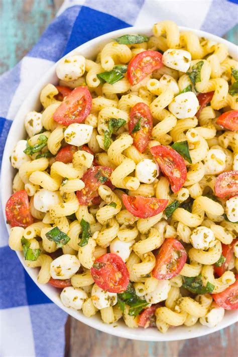 Caprese Pasta Salad With Pesto Pumpkin N Spice