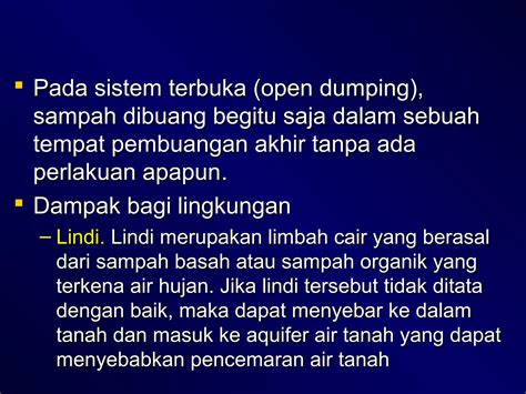 Pencemaran Limbah Padat Dan Sampah Ppt