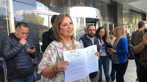 Xóchitl Gálvez solicita a la FGR acceso a carpeta de investigación