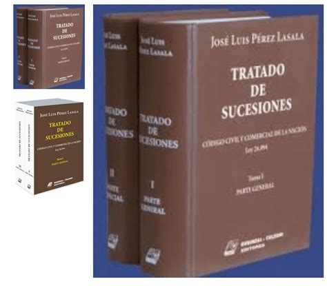 Tratado De Sucesiones 2 Tomos Encuadernado Perez Lasala Jose Luis