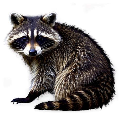 Download Raccoon In Night Scene Png Pss62