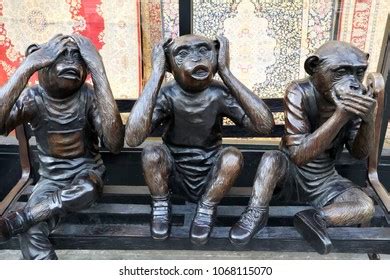 782 Three Monkeys Statue Images, Stock Photos & Vectors | Shutterstock