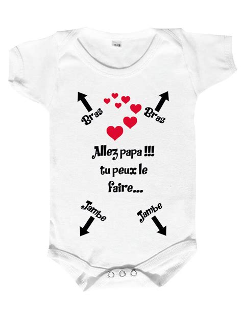 Body bébé mode d emploi pour papa body bb humour allez Etsy France