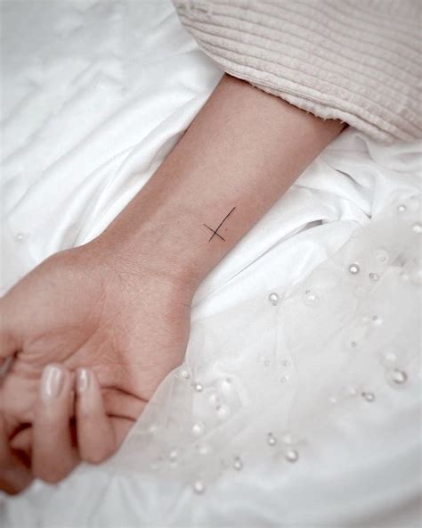 Faith Cross Tattoos On Wrist