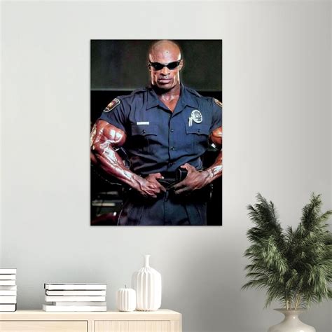 Ronnie Coleman Policeman Poster – Aesthetic Era