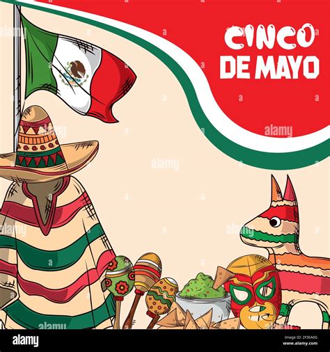 Party Food For Cinco De Mayo Stock Vector Images Alamy