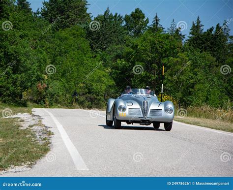 Alfa Romeo 6c 2500 Ss Spider Colli 1947 En Un Viejo Coche De Carreras