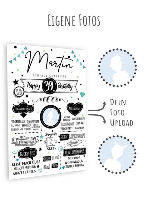 Meilensteintafel Chalkboard Geschenk Geburtstag Retro Star Mann Frau