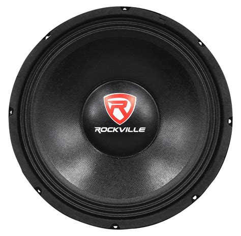 Rockville Rvp12w8 600 Watt 12 Mid Bass Driver Car Audio Speaker Mid Range