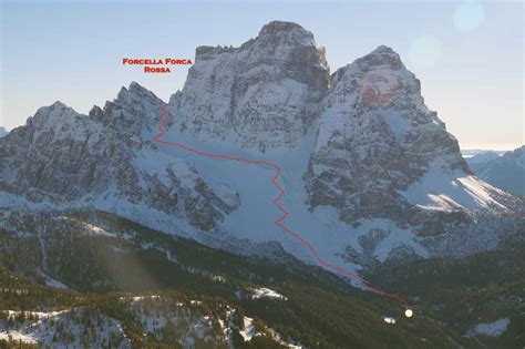 Sci Alpinistica Forca Rossa Al Monte Pelmo Dolomiti Skirock