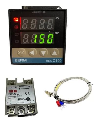 Controlador De Temperatura Pid Rex C Voltaje V