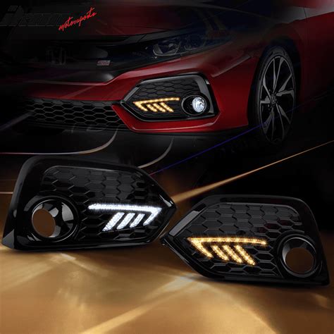 2020 Honda Civic Fog Light Covers Inserts Look On A Pre 2020 Civic