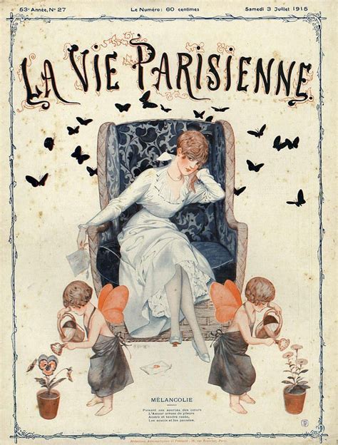 Illustration By Cheri Herouard For La Vie Parisienne July 1915 La