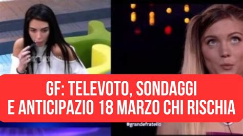 GRANDE FRATELLO TELEVOTO SONDAGGI DEI FAN CHI RISCHIA DI LASCIARE LA