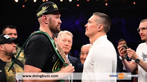 Oleksandr Usyk Vs Tyson Fury Les Détails à Connaître Sur Leur