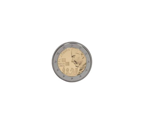 2 Euros ESTONIE 2016 Paul Keres Horizondescollectionneurs