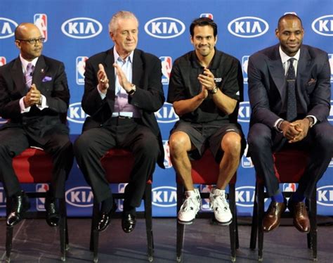 Erik Spoelstra Wears Air Jordan IV White Cement LeBron James MVP