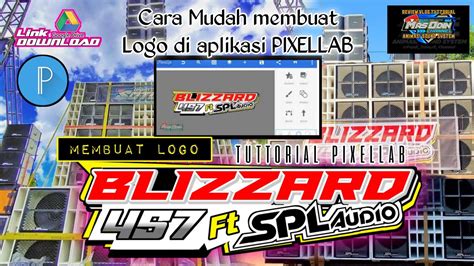 New Project Begini Cara Membuat Logo BLIZZARD AUDIO Feat SPL AUDIO