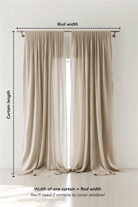 Custom Curtains Size Calculator Measure For Perfect Fit Back2linen