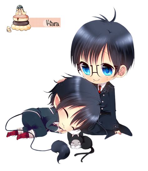 Download Ao No Exorcist Characters Rin Okumura Chibi Blue Exorcist Clipart Png Download Pikpng