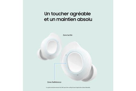 Ecouteurs Samsung Galaxy Buds FE True wireless à réduction de bruit