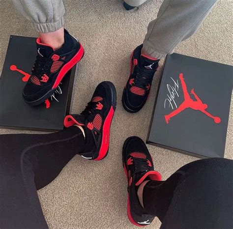 @kicksldn_ shared a photo on Instagram: “His & Hers 🔥 Air Jordan 4 ...