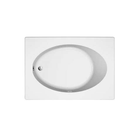 Jacuzzi Primo Pure Air 60 In X 42 In Oval Air Bath Bathtub With Left