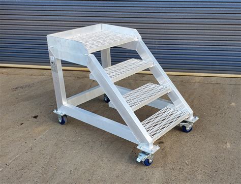 4 Step Aluminium Work Platform Kmk 0172 K And M Solutions