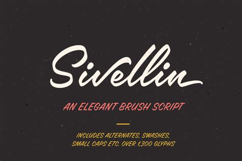 Sivellin By Melvas Type Design TheHungryJPEG